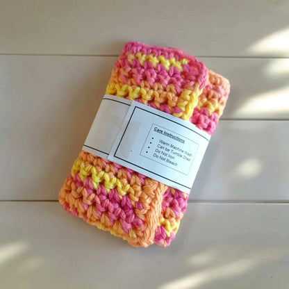 Crocheted Wash Cloths, Zero Waste Kitchen Must Have, Pure Cotton, Made in Australia