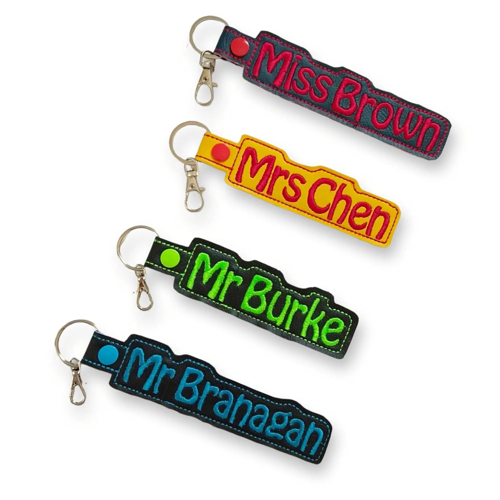 Personalised Name Keychain for Teachers, Personalised gift Suggestions, Christmas Gift Ideas, made in Australia