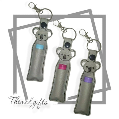 Australian Animal Lip Balm Keychain | Reusable Koala Holder Keyring | Made in Australia