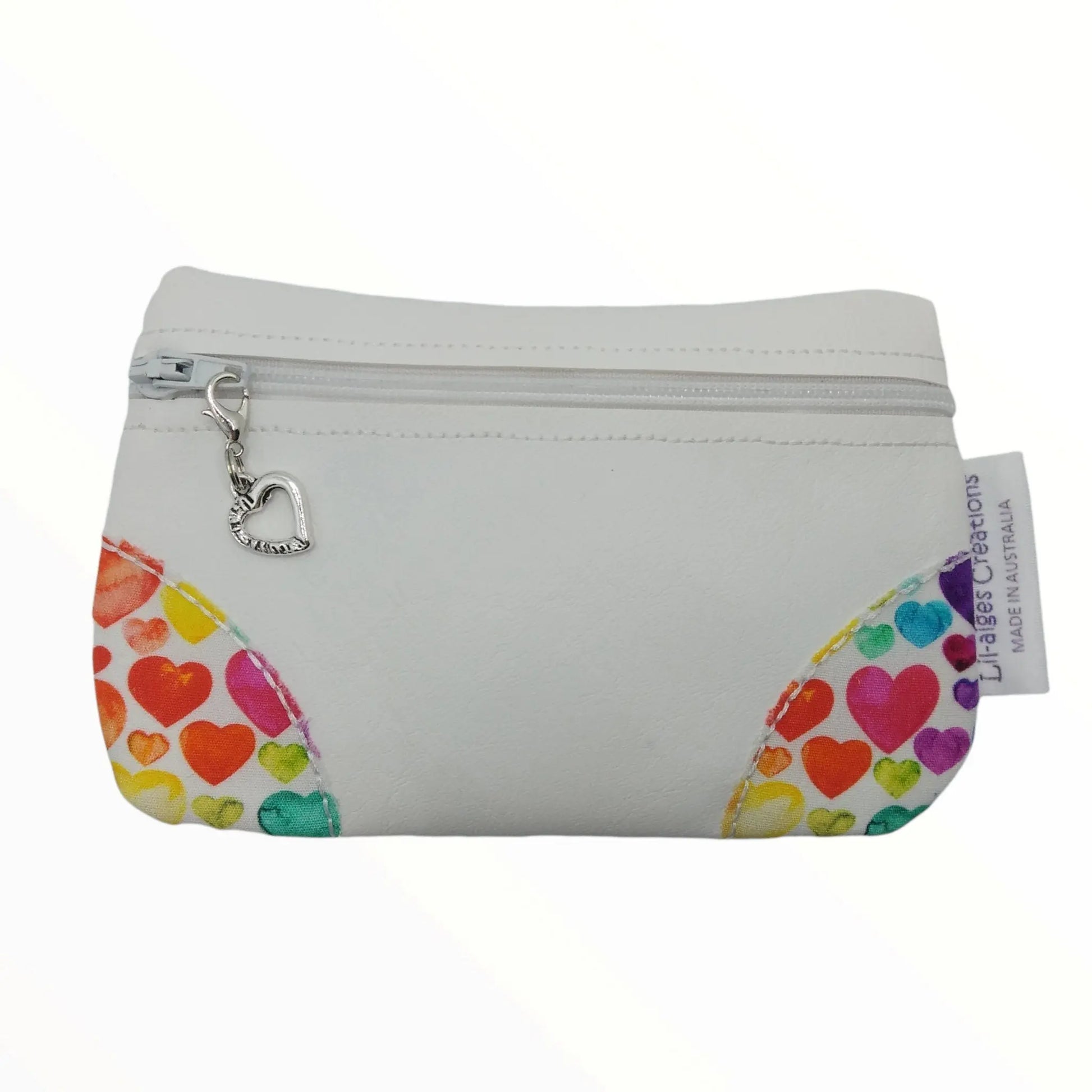 Coin Purse | Colourful Heart Themed Coin Purse | made in Australia