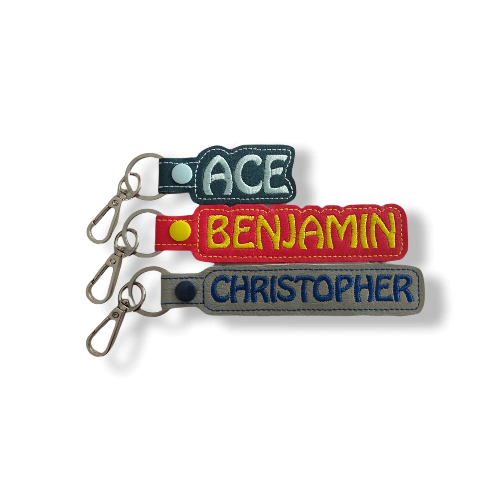 Personalised name key chain, name key fob, personalised Christmas birthday gift idea, made in Australia