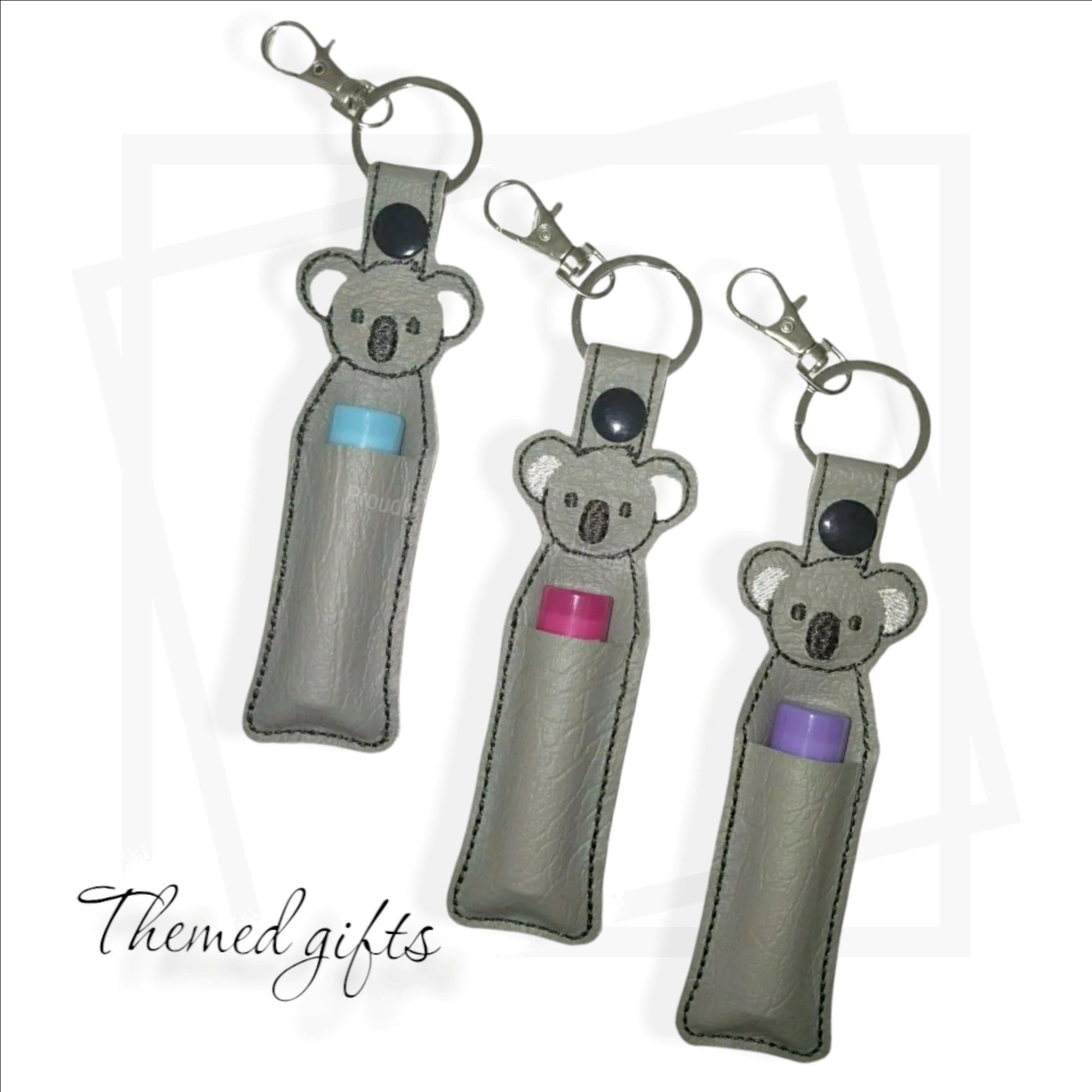 Australian Animal Lip Balm Keychain | Reusable Koala Holder Keyring | Made in Australia