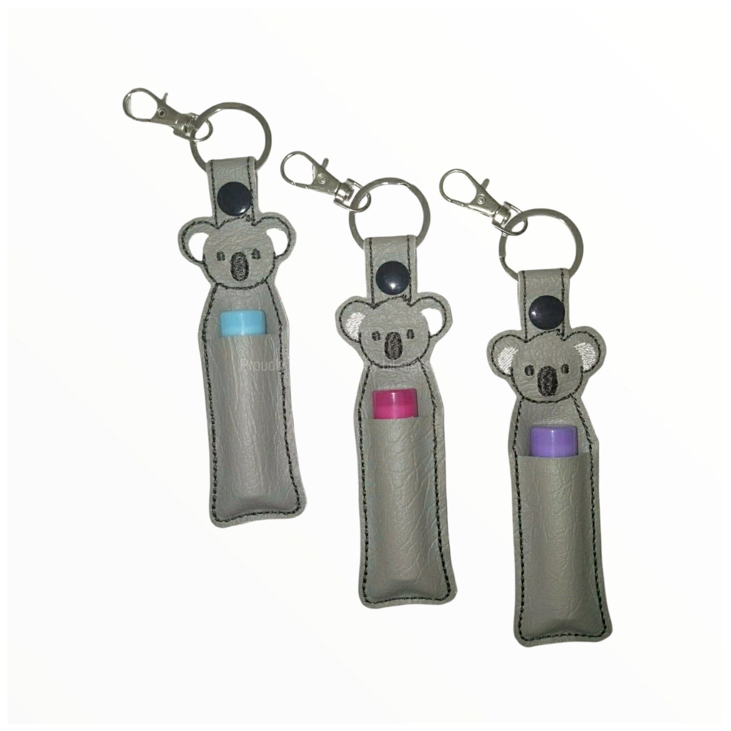 Australian Animal Lip Balm Keychain | Reusable Koala Holder Keyring | Made in Australia