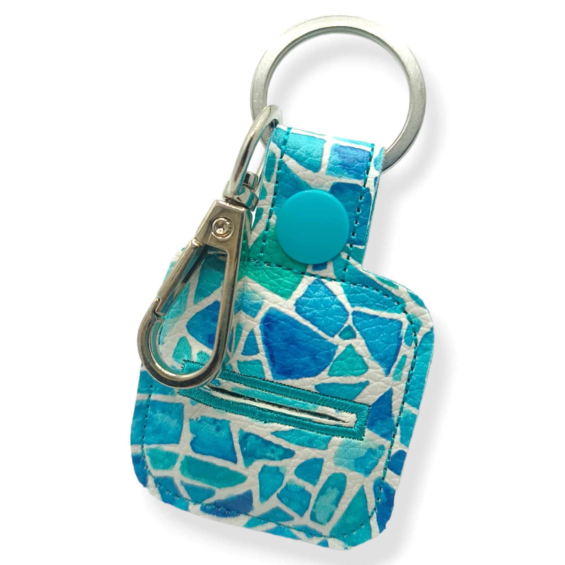 Blue Trolley Coin Holder Keychain, Perfect Accessory for Supermarket Shopping! Made in Australia