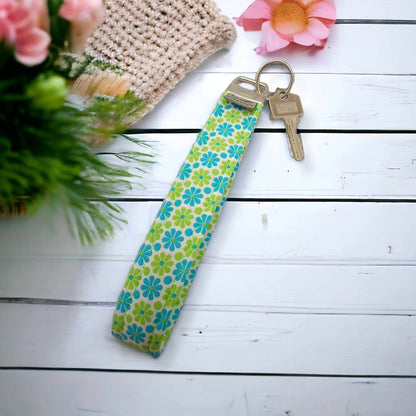 Floral Keychain Wristlet, Key Fob Wristlet, Gift for Mum, Gift for Her, Made in Australia